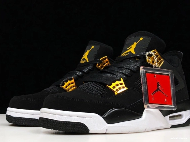 Air Gold-White 308497-032 Jordan Metallic Black Royalty 4 0815